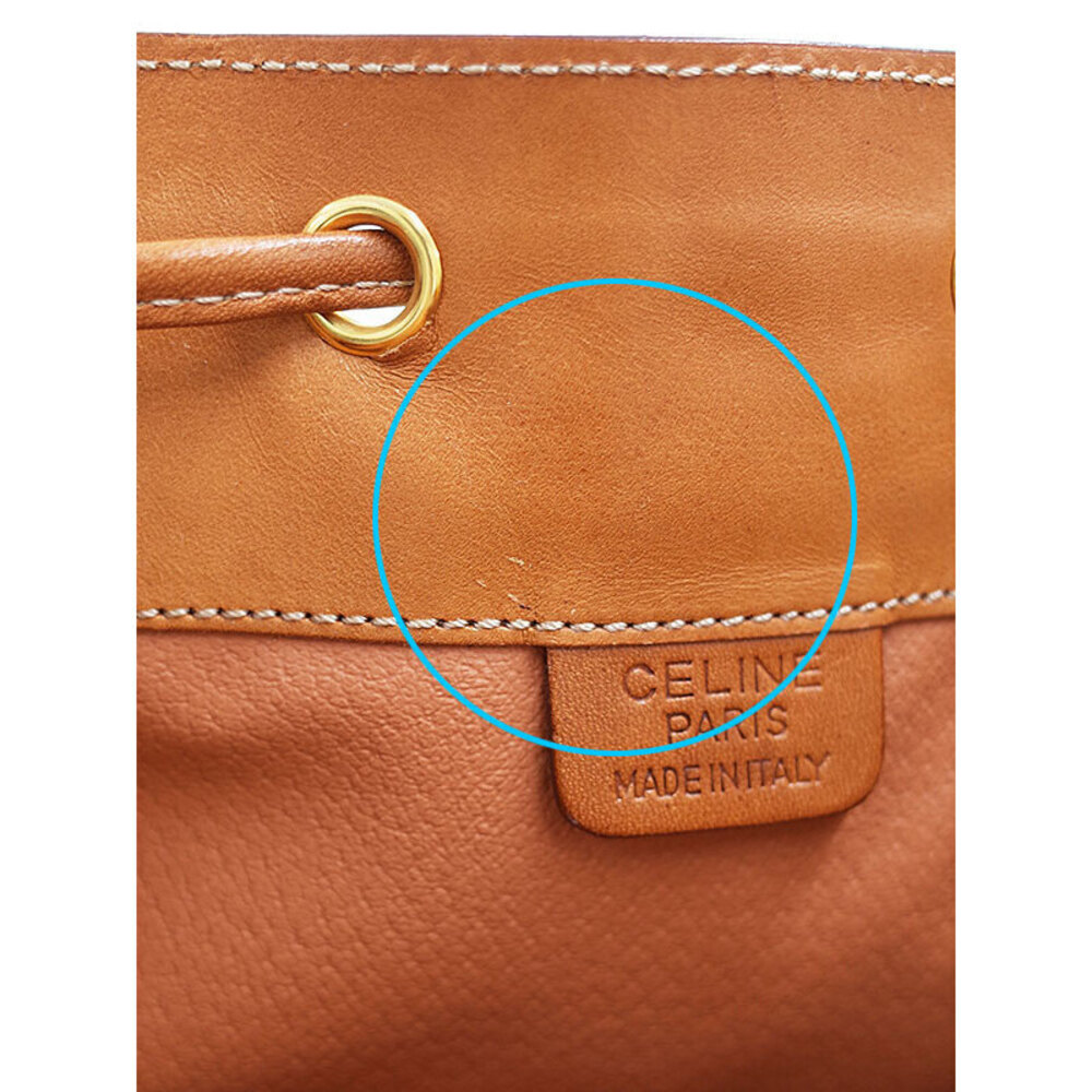 Celine Shoulder Drawstring Bag Macadam - Picture 5 of 9
